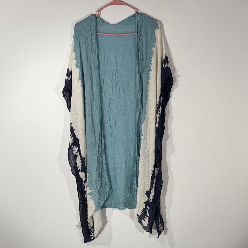 Stylish Blue and White Women's Top